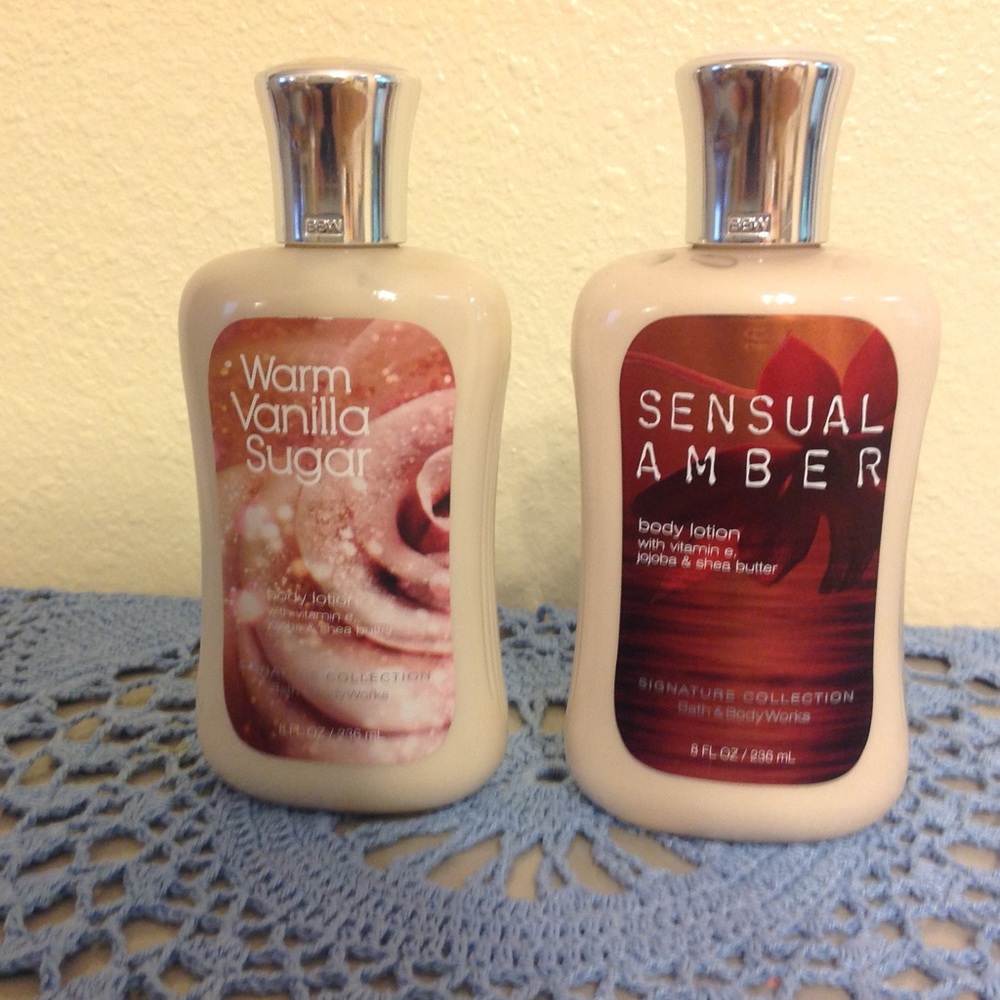 NWT 2 BBW body lotion 8 oz.